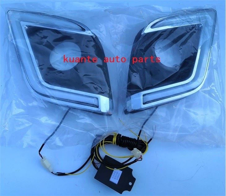 Factory direct sale front fog light cover for Toyota hilux 2016-2019
