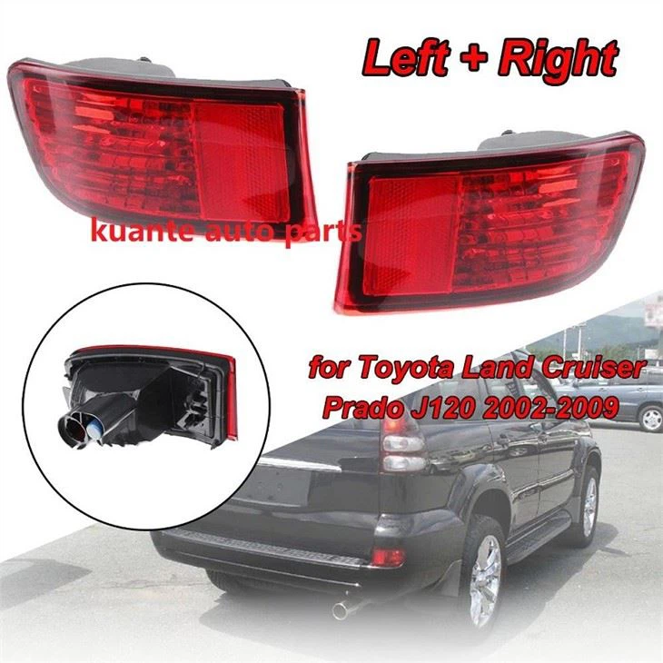 Rode mistachterlichten voor Toyota Landcruiser FZJ120 81581-60100,8158160100