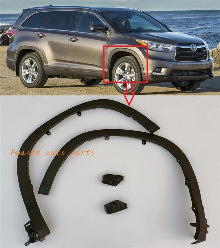 fender arches flare for highlander 2015