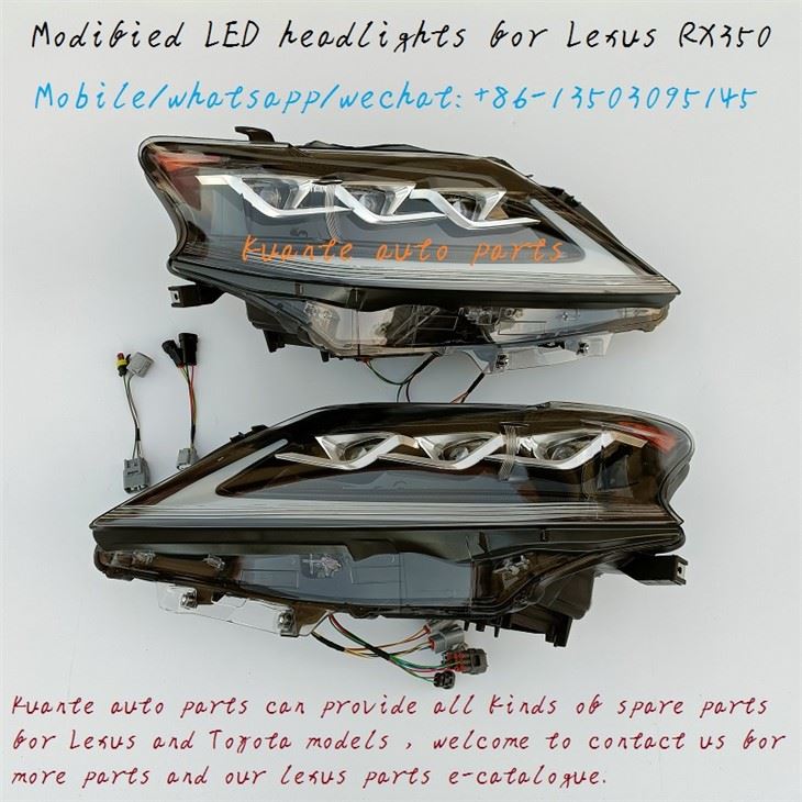 Gemodificeerde koplamp voor Lexus RX350
